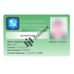 Andorran residency card