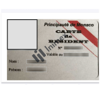 carte de resident Monaco